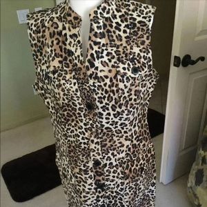 Chico’s Sleeveless Animal Print Dress